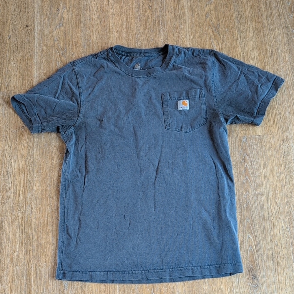 Carhartt Men's Blue Grey Cotton Tee